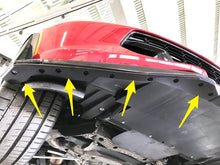 Load image into Gallery viewer, ProTEKt 15-19 Chevrolet Corvette C7 Z07 (w/Wide Winglet) Custom Fit Front Bumper Skid Plates
