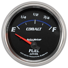 Load image into Gallery viewer, Autometer Cobalt 66.7mm 0-90 ohms Fuel Level Gauge
