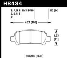 Load image into Gallery viewer, Hawk Subaru Baja/Forester/Impreza/Legacy DTC-60 Race Rear Brake Pads
