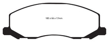 Load image into Gallery viewer, EBC 10-11 Saab 9-5 2.0 Turbo (13.3 inch front rotor) Yellowstuff Front Brake Pads
