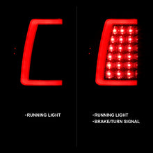Load image into Gallery viewer, ANZO 1999-2002 Chevy Silverado 1500 LED Taillights Plank Style Black w/Smoke Lens
