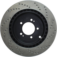 Load image into Gallery viewer, StopTech 08 Mitsubishi Evo AWD Drilled Right Rear Rotor
