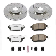 Load image into Gallery viewer, Power Stop 07-08 Nissan Maxima Front Z26 Street Warrior Brake Kit

