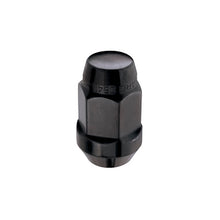 Load image into Gallery viewer, McGard Hex Lug Nut (Cone Seat Bulge Style) M12X1.5 / 3/4 Hex / 1.45in. Length (4-Pack) - Black

