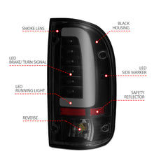 Load image into Gallery viewer, ANZO 1995-2000 Toyota Tacoma LED Taillights Black Housing Smoke Lens (Pair)
