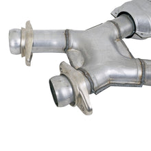 Load image into Gallery viewer, BBK 94-95 Mustang 5.0 Short Mid X Pipe With Catalytic Converters 2-1/2 For BBK Long Tube Headers
