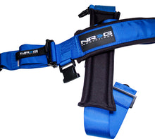 Load image into Gallery viewer, NRG SFI 16.1 5PT 3in. Seat Belt Harness / Latch Link - Blue
