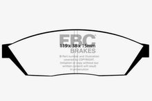 Load image into Gallery viewer, EBC 82-84 Honda Civic Hatchback 1.3 (4 Speed) Greenstuff Front Brake Pads
