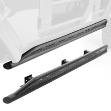 Load image into Gallery viewer, Go Rhino 18-23 Toyota Tacoma 4Door Frame Mount Sliders - Textured Black
