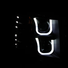 Load image into Gallery viewer, ANZO 2007-2013 Chevrolet Silverado 1500 Projector Headlights w/ U-Bar Black
