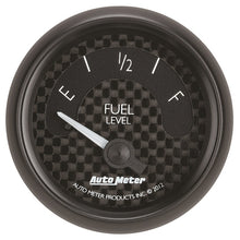 Load image into Gallery viewer, Autometer GT Series 52mm Short Sweep Electronic 0-90 ohms Fuel Level (For most 65-97 GM)
