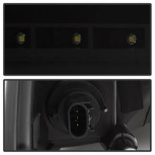 Load image into Gallery viewer, xTune Dodge Ram 2009-2014 Halo LED Projector Headlights - Black Smoke PRO-JH-DR09-CFB-BSM
