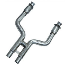 Load image into Gallery viewer, Kooks 11-14 Ford Mustang GT 5.0L 4V 3in x 2 3/4in OEM Cat H Pipe Kooks HDR Req
