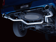 Load image into Gallery viewer, AWE 0FG 21+ Ford F150 Dual Split Rear Exhaust - 5in Chrome Silver Tips
