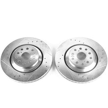 Load image into Gallery viewer, Power Stop 07-17 Lexus LS460 Front Evolution Drilled &amp; Slotted Rotors - Pair
