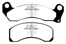 Load image into Gallery viewer, EBC 79-81 Ford Crown Victoria Greenstuff Front Brake Pads
