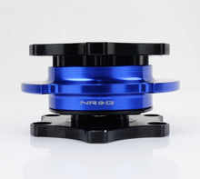 Load image into Gallery viewer, NRG Race Short Hub Datsun - Black Body Blue Ring
