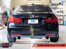 Load image into Gallery viewer, AWE Tuning BMW F3X 335i/435i Touring Edition Axle-Back Exhaust - Diamond Black Tips (102mm)
