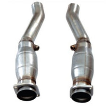 Load image into Gallery viewer, Kooks 04-07 Cadillac CTS-V 3in x 2 1/2in Factory SS GREEN Cat Conn. Pipes
