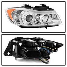 Load image into Gallery viewer, Spyder BMW E90 3-Series 06-08 Projector LED Halo Amber Reflctr Rplc Bulb Chrm PRO-YD-BMWE9005-AM-C

