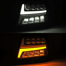 Load image into Gallery viewer, AlphaRex 07-13 Toyota Tundra / 08-17 Sequoia PRO-Series Projector Headlights Chrome w/Seq. Sig. + DR
