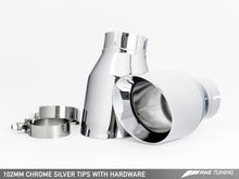 Load image into Gallery viewer, AWE Tuning Audi C7.5 A6 3.0T Touring Edition Exhaust - Quad Outlet Chrome Silver Tips
