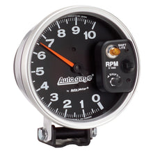 Load image into Gallery viewer, Autometer AutoGage 5in / 10k RPM / Pedestal Mount Black Tachometer w/ Shift Light
