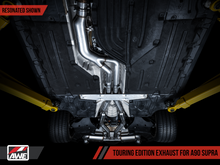 Load image into Gallery viewer, AWE 2020 Toyota Supra A90 Resonated Touring Edition Exhaust - 5in Chrome Silver Tips

