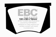 Load image into Gallery viewer, EBC 56-57 Triumph TR3 2.0 Greenstuff Front Brake Pads

