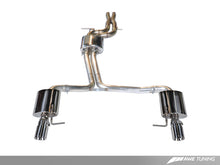 Load image into Gallery viewer, AWE Tuning Audi C7 A7 3.0T Touring Edition Exhaust - Dual Outlet Chrome Silver Tips
