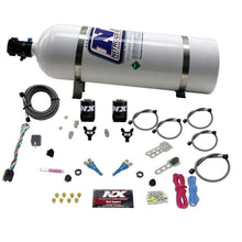 Load image into Gallery viewer, Nitrous Express Ford EFI Dual Nozzle Nitrous Kit (100-300HP) w/15lb Bottle

