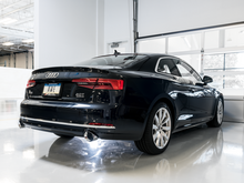 Load image into Gallery viewer, AWE Tuning Audi B9 A5 Touring Edition Exhaust Dual Outlet - Chrome Silver Tips (Includes DP)
