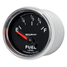 Load image into Gallery viewer, Autometer GS 52mm 0-90 ohms Short Sweep Electronic Fuel Level GM Gauge
