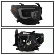 Load image into Gallery viewer, Spyder Toyota Tundra 2014-2016 Projector Headlights Light Bar DRL Black Smoke PRO-YD-TTU14-DRL-BSM
