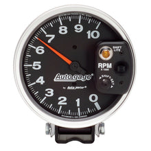 Load image into Gallery viewer, Autometer AutoGage 5in / 10k RPM / Pedestal Mount Black Tachometer w/ Shift Light
