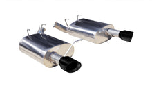 Load image into Gallery viewer, Corsa 11-13 Ford Mustang 3.7L V6 Black Sport Axle-Back Dual Rear Exhaust
