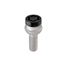 Load image into Gallery viewer, McGard Wheel Lock Bolt Set - 4pk. (Radius Seat) M14X1.5 / 17mm Hex / 27.0mm Shank Length - Black
