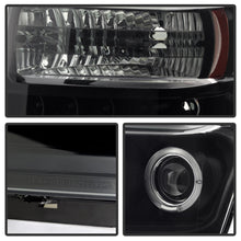 Load image into Gallery viewer, Spyder Ford F250/350 08-10 Projector Headlights LED Halo LED Blk Smke PRO-YD-FS08-HL-BSM
