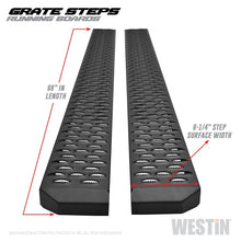 Load image into Gallery viewer, Westin Grate Steps Running Boards 68 in - Textured Black
