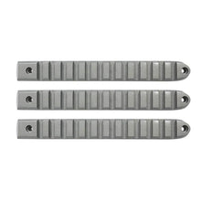 Load image into Gallery viewer, DV8 Offroad 2007-2018 Jeep JK Silver Rail Style Door Handle Inserts - Set Of 3
