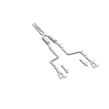 Load image into Gallery viewer, MagnaFlow Cat-Back, SS, 2.5in, Quad Split Rear 3.5in Tip 2015 Dodge Challenger 3.6L V6
