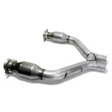 Load image into Gallery viewer, BBK 2015-16 Mustang V6 Short Mid H Pipe With Converters (To Be Used With 1642 Series Headers)
