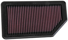 Load image into Gallery viewer, K&amp;N Replacement Air Filter 10.625in O/S Length x 5.75in O/S Width x 1in Height

