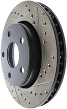 Load image into Gallery viewer, StopTech 07-13 Jeep Wrangler Slotted &amp; Drilled Left Front Rotor
