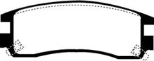 Load image into Gallery viewer, EBC 94-95 Buick Regal 3.1 Greenstuff Rear Brake Pads
