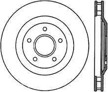 Load image into Gallery viewer, StopTech Power Slot 97-04 Chevy Corvette Front Right CRYO Rotor
