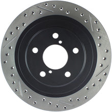 Load image into Gallery viewer, StopTech 06-07 Subaru Impreza WRX (Exc STi) Slotted &amp; Drilled Left Rear Rotor
