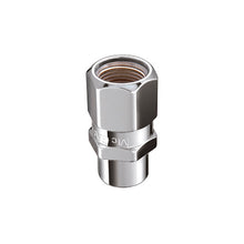 Load image into Gallery viewer, McGard Hex Lug Nut (Drag Racing Short Shank) M12X1.5 / 13/16 Hex / 1.6in. Length (4-Pack) - Chrome
