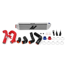 Load image into Gallery viewer, Mishimoto 2016+ Honda Civic 1.5T / 2017+ Honda Civic Si Silver Intercooler Kit w/Red Pipes
