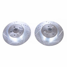 Load image into Gallery viewer, Power Stop 16-18 Land Rover Range Rover Evoque Rear Evolution Drilled &amp; Slotted Rotors - Pair
